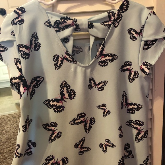 Girls butterfly top - Picture 2 of 5